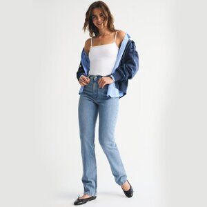 Abercrombie & Fitch 90s Slim Straight Ultra High Rise Jeans - Size 26 Short